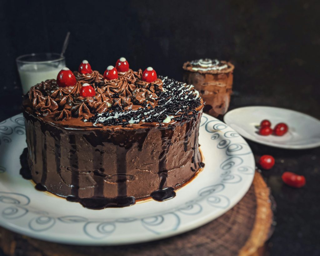 Image de gâteau au chocolat fait maison